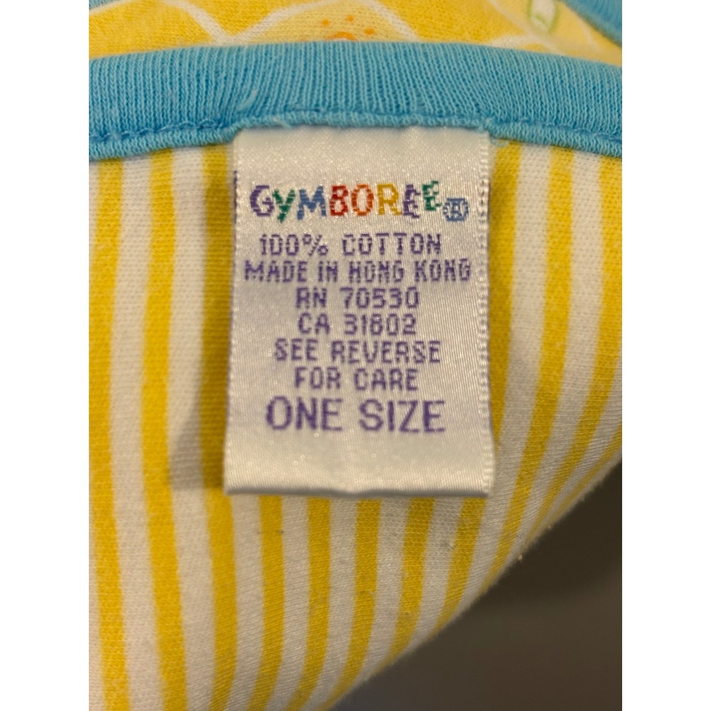 VTG Gymboree Sunny Summer 100% Cotton Baby Blanket Fish 1997